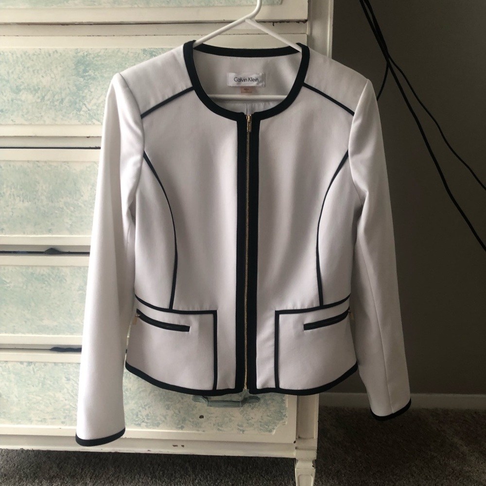 Black & White Calvin Klein Jacket